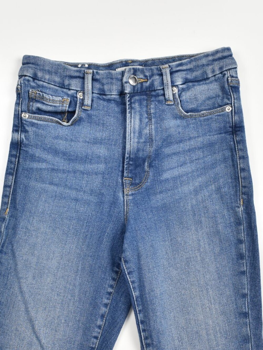 Good American Good Waist Step Hem Jeans - 4 / 27 - Picture 4 of 8